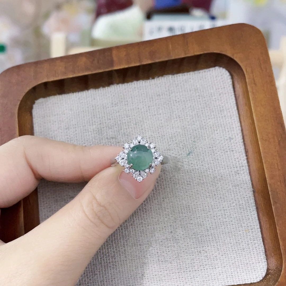 颈饰未镶嵌翡翠天然翡翠Ａ货