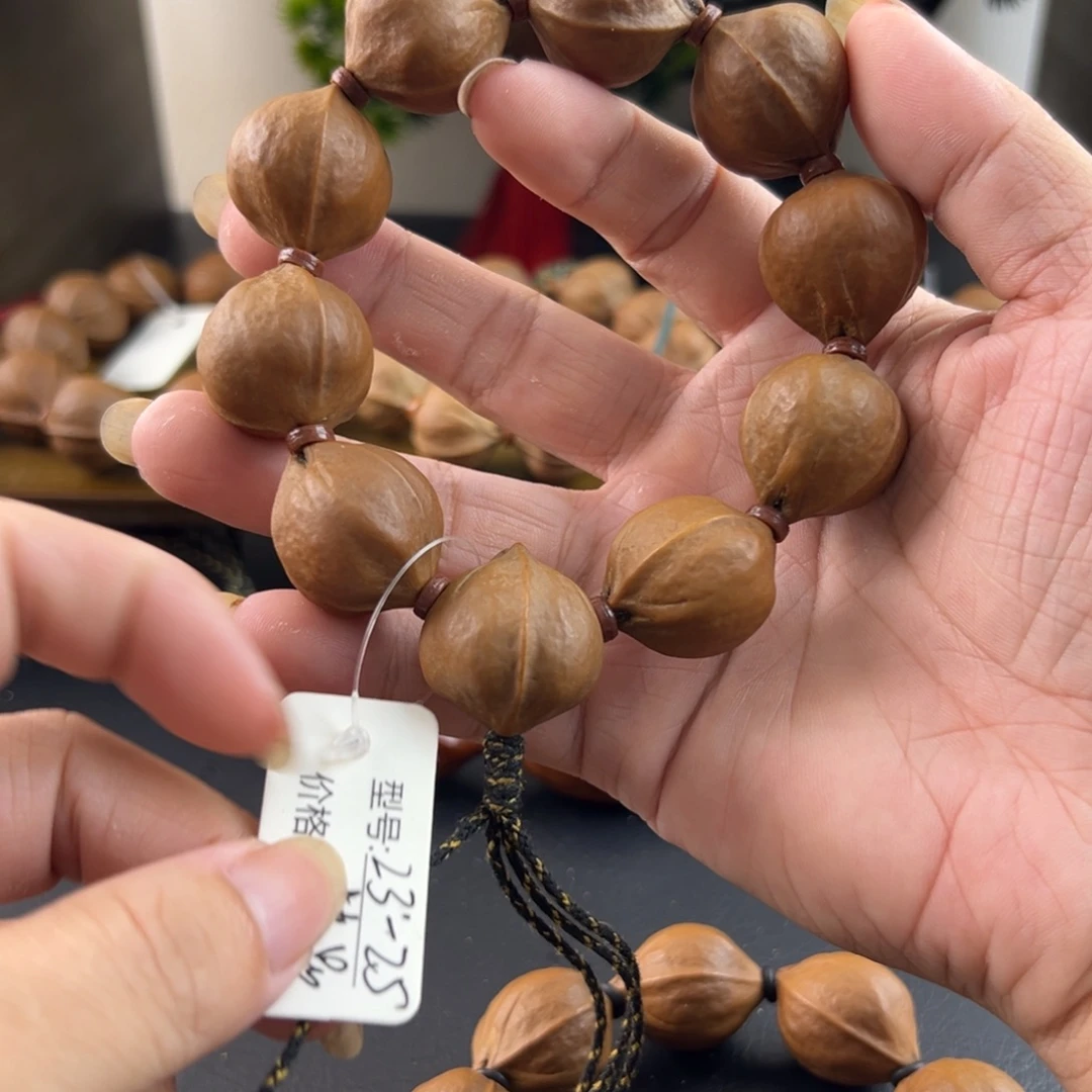 橄榄核吊坠梅林铁核老树核素串2325精品