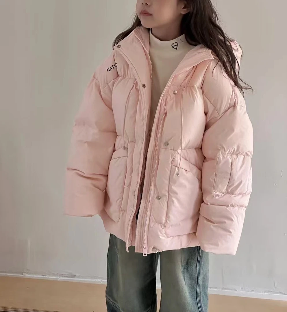 【078】新国标90白鸭绒高端品牌2024冬新款韩系潮款男童羽绒服保暖