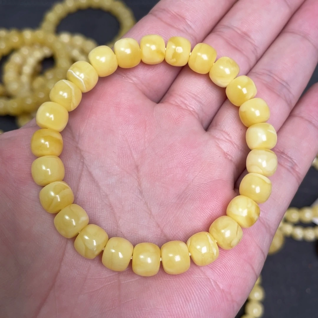 蜜蜡未镶嵌裸石蜜蜡手串8.8mm