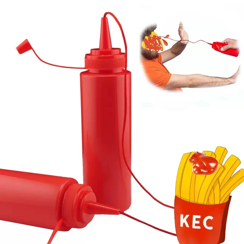 网红整蛊番茄酱瓶玩具西红柿汁恶搞减压沙雕吓一跳番茄瓶