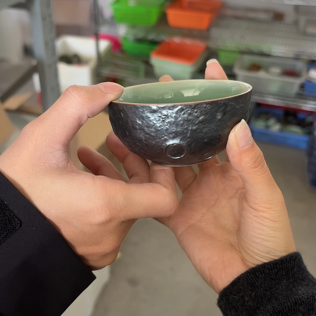 龙泉云间青瓷小米茶器