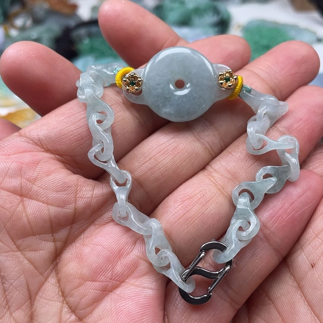 颈饰未镶嵌翡翠翡玉缘翡翠