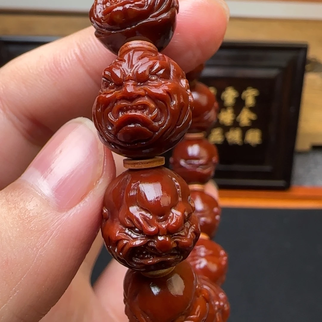 橄榄核吊坠山鬼恶僧