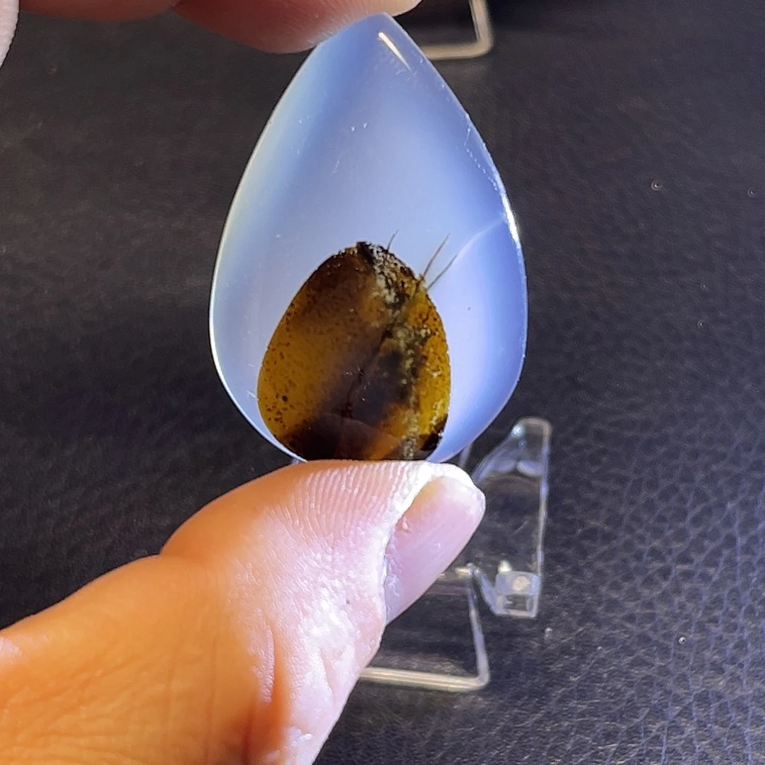 6***6玛瑙/玉髓合金颈饰