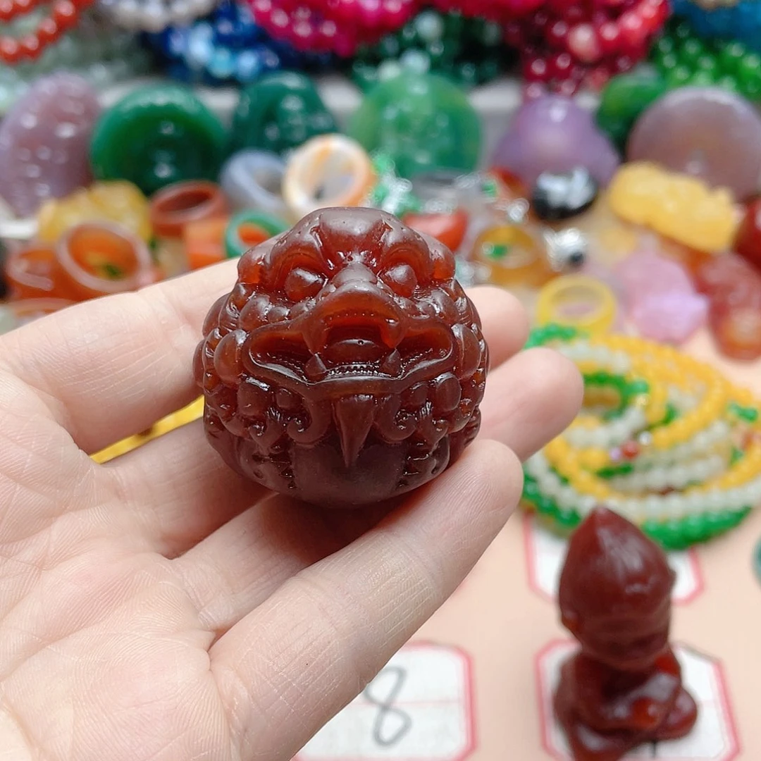 玛瑙/玉髓颈饰合金司***煜