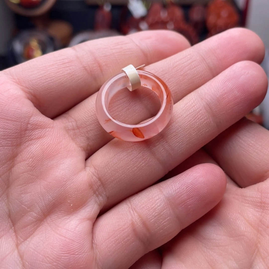 【闪购商品】未镶嵌戒指戒圈15mm南红玛瑙1*