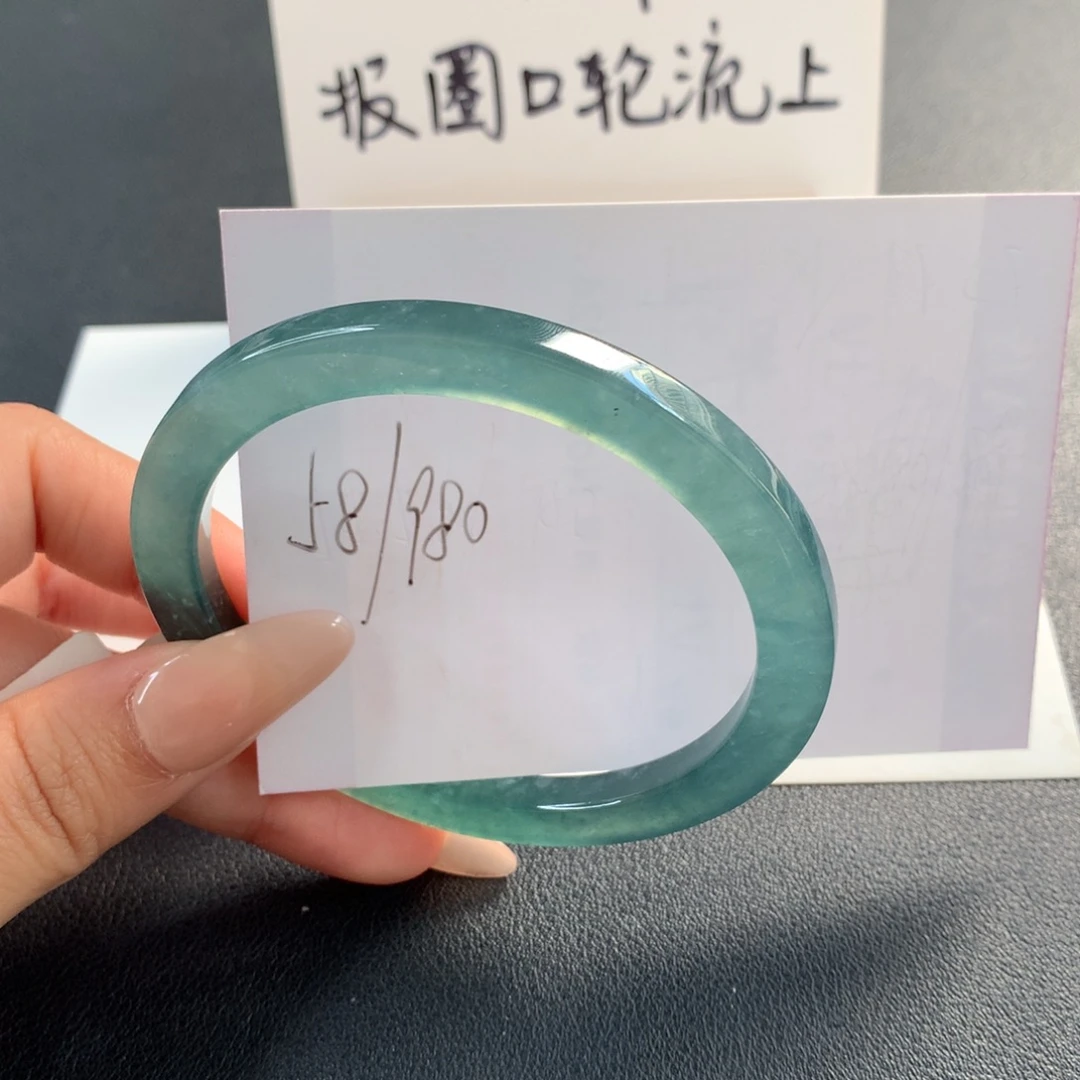 翡翠未镶嵌手镯天然翡翠