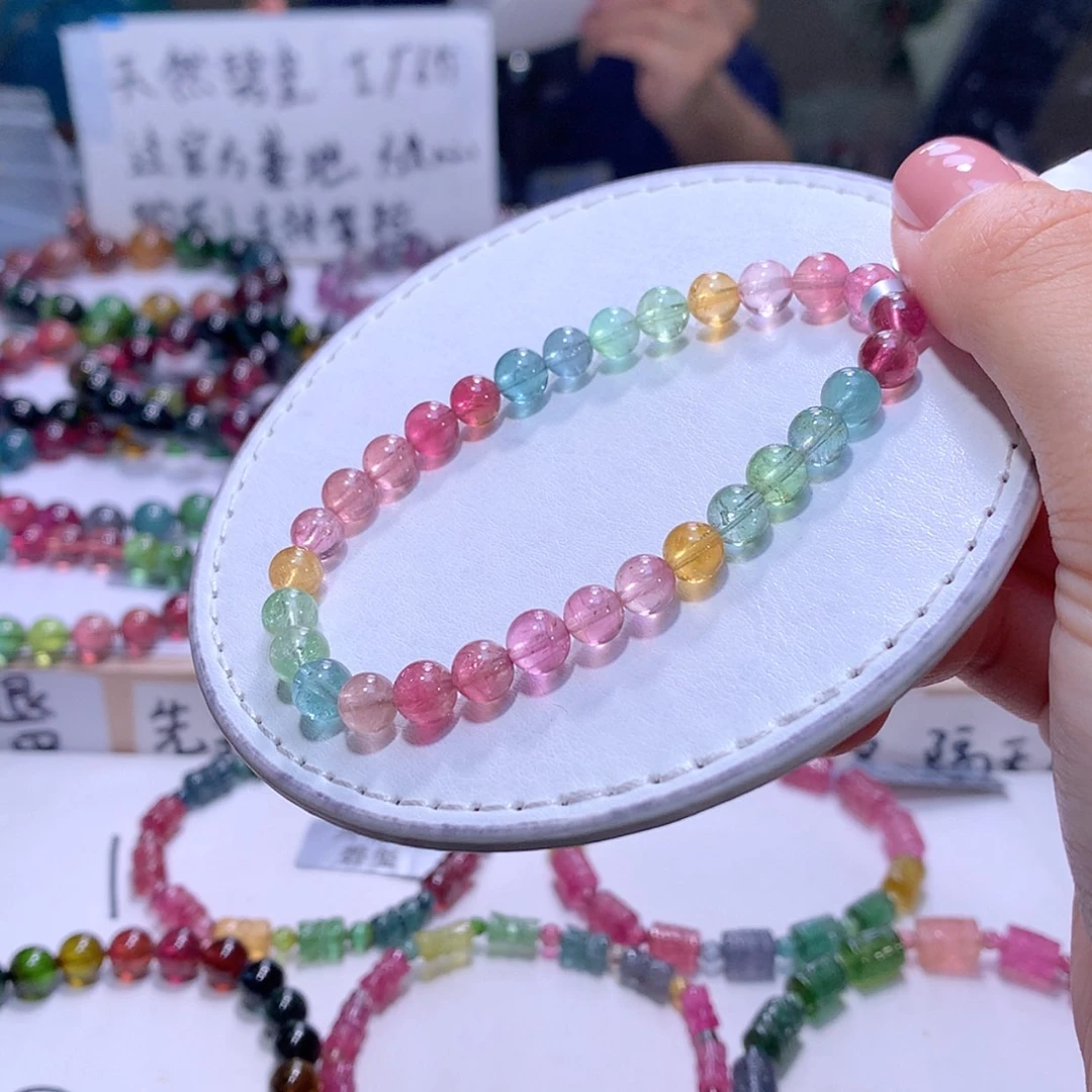 【闪购商品】未镶嵌手串碧玺6.6m