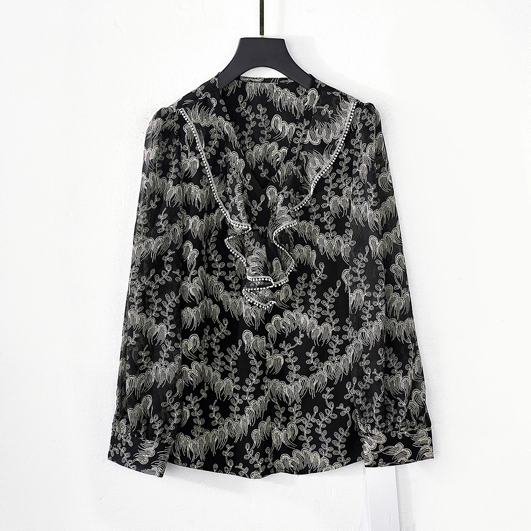 【春季上新】2024碎花上衣气质时尚百搭显瘦遮肚子小衫BC3380衣长60