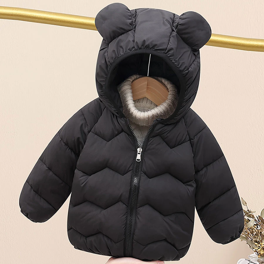 冬季宝宝婴幼儿中小儿童连帽防寒棉服棉袄男女孩棉衣外套上衣夹克