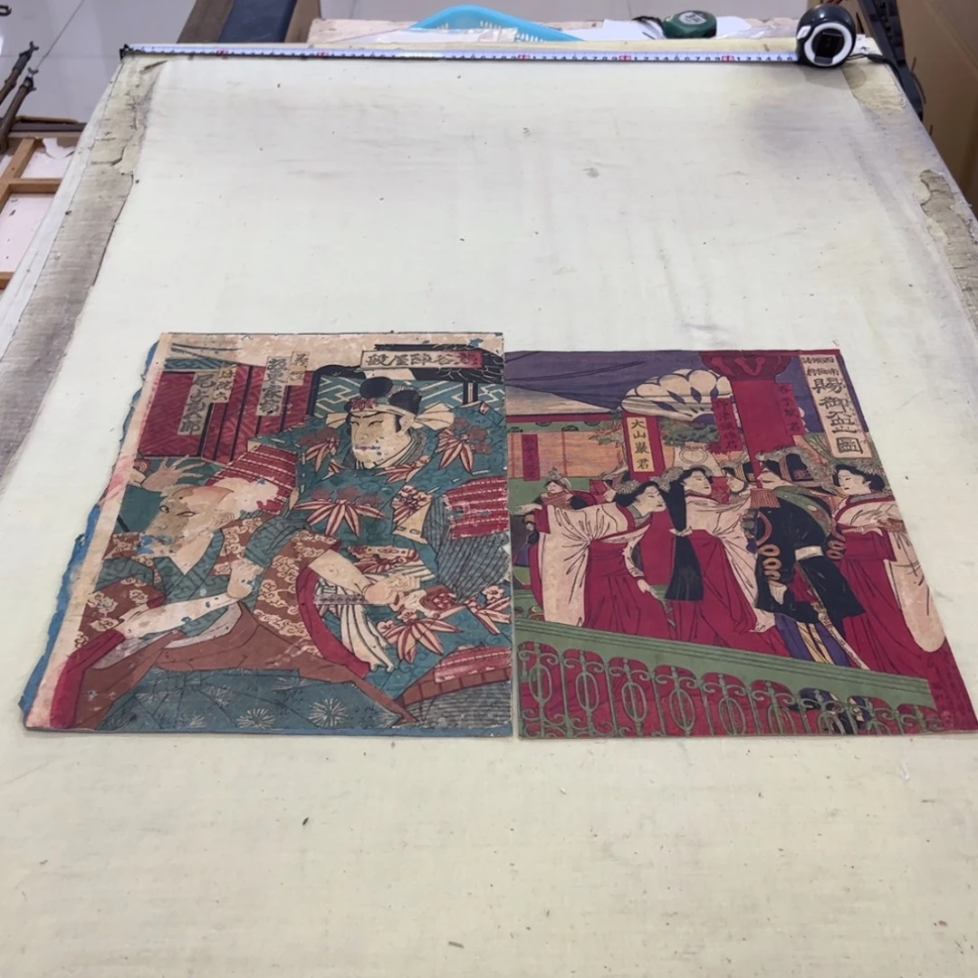 容***哲绘画屏风框画茶空间设计