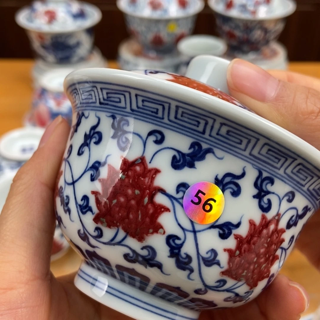 手绘现代茶具非古董