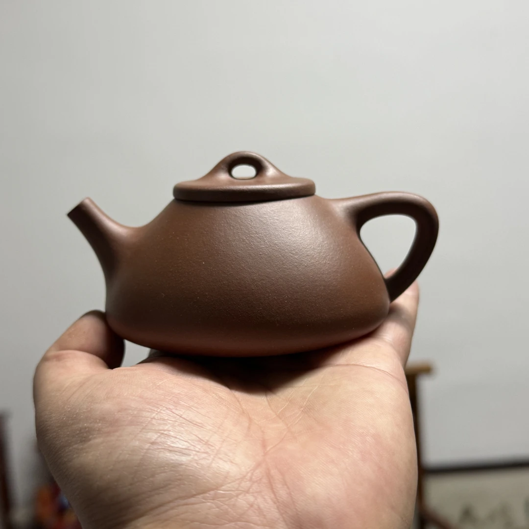 黄龙山原矿清水泥子冶石瓢200cc四两家传统手制