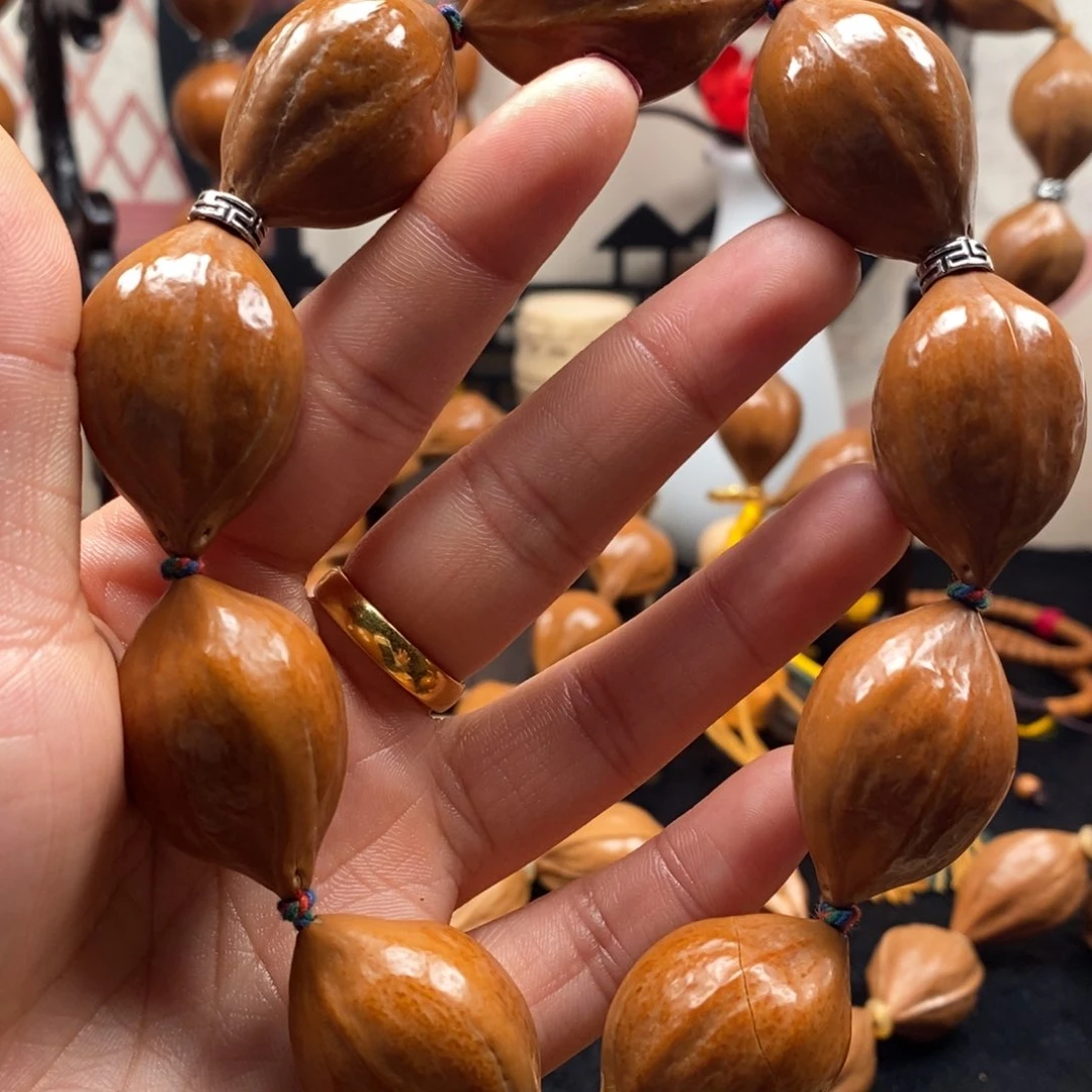 橄榄核手串/手链鸡血红2.1