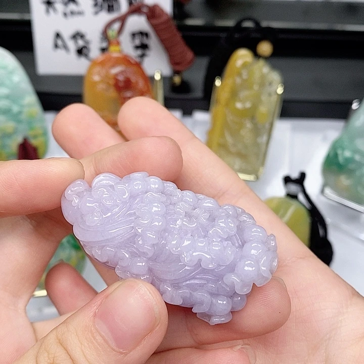 颈饰未镶嵌翡翠翡翠A货