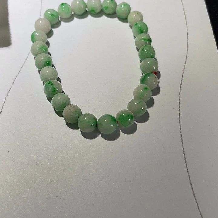 美****翡翠未镶嵌手链挂件