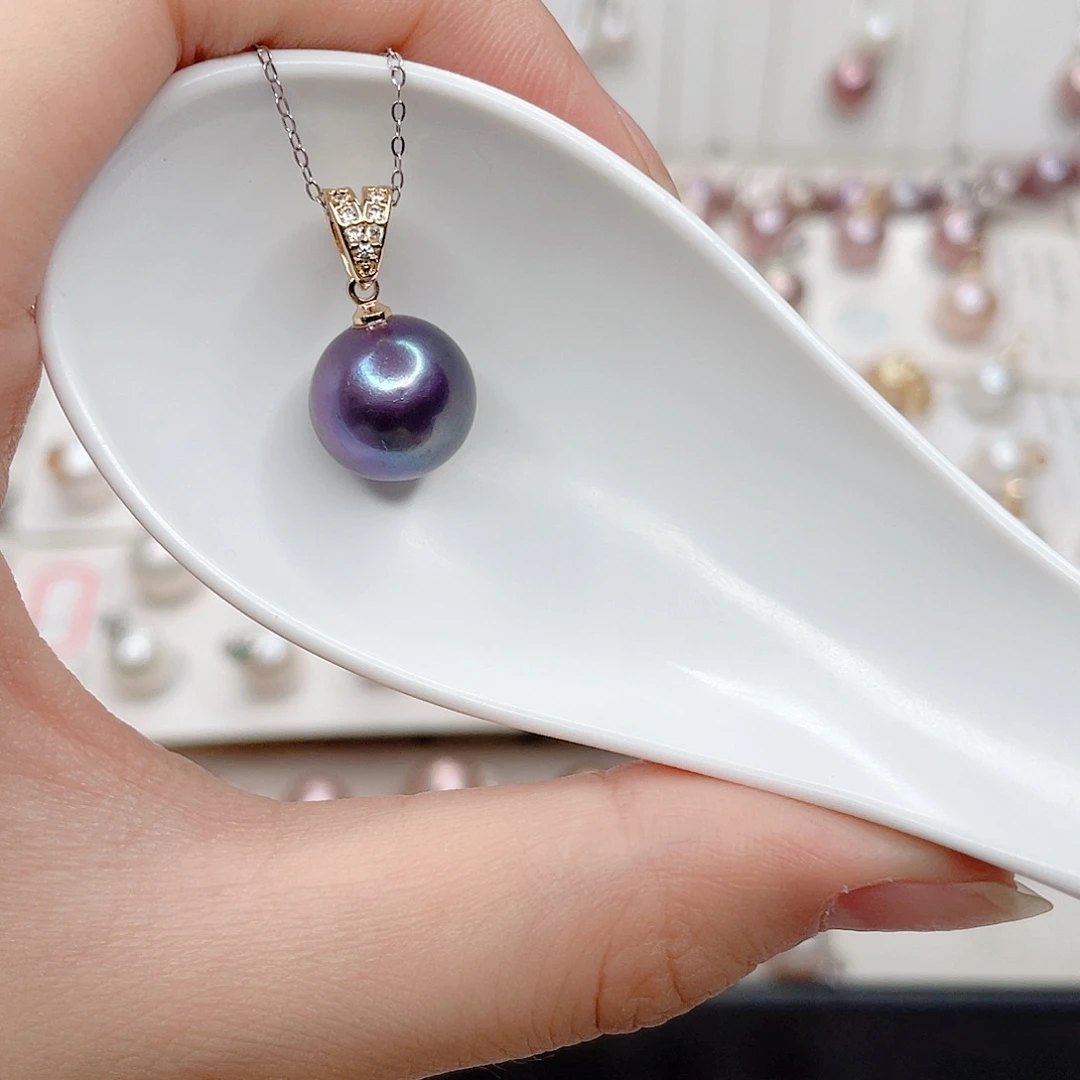 淡水珍珠吊坠(赠链)合金