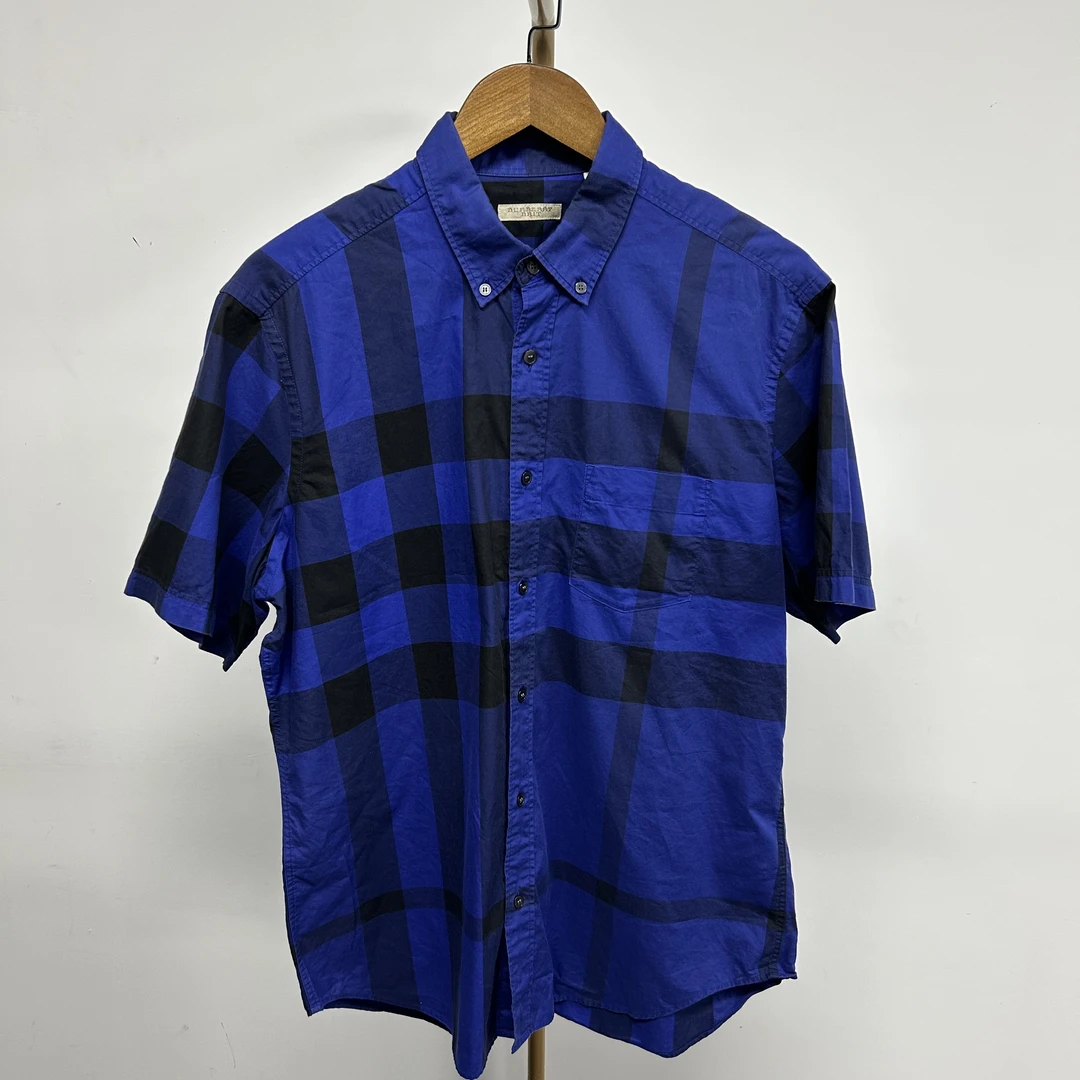 99新 BURBERRY/博柏利 格纹衬衫 P1811 XL 衣长75 胸围61编码1