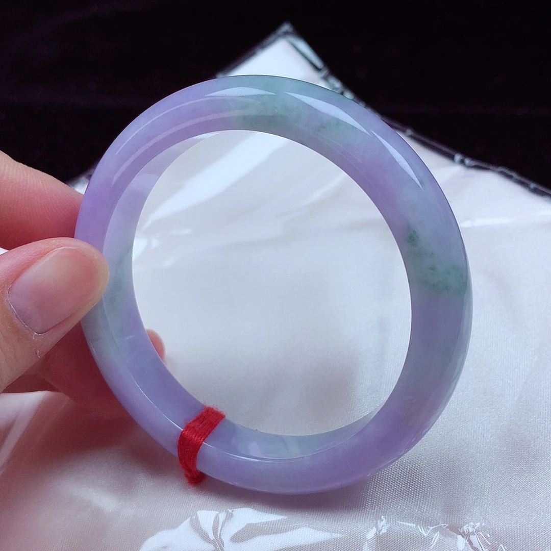 翡翠未镶嵌手镯57圈