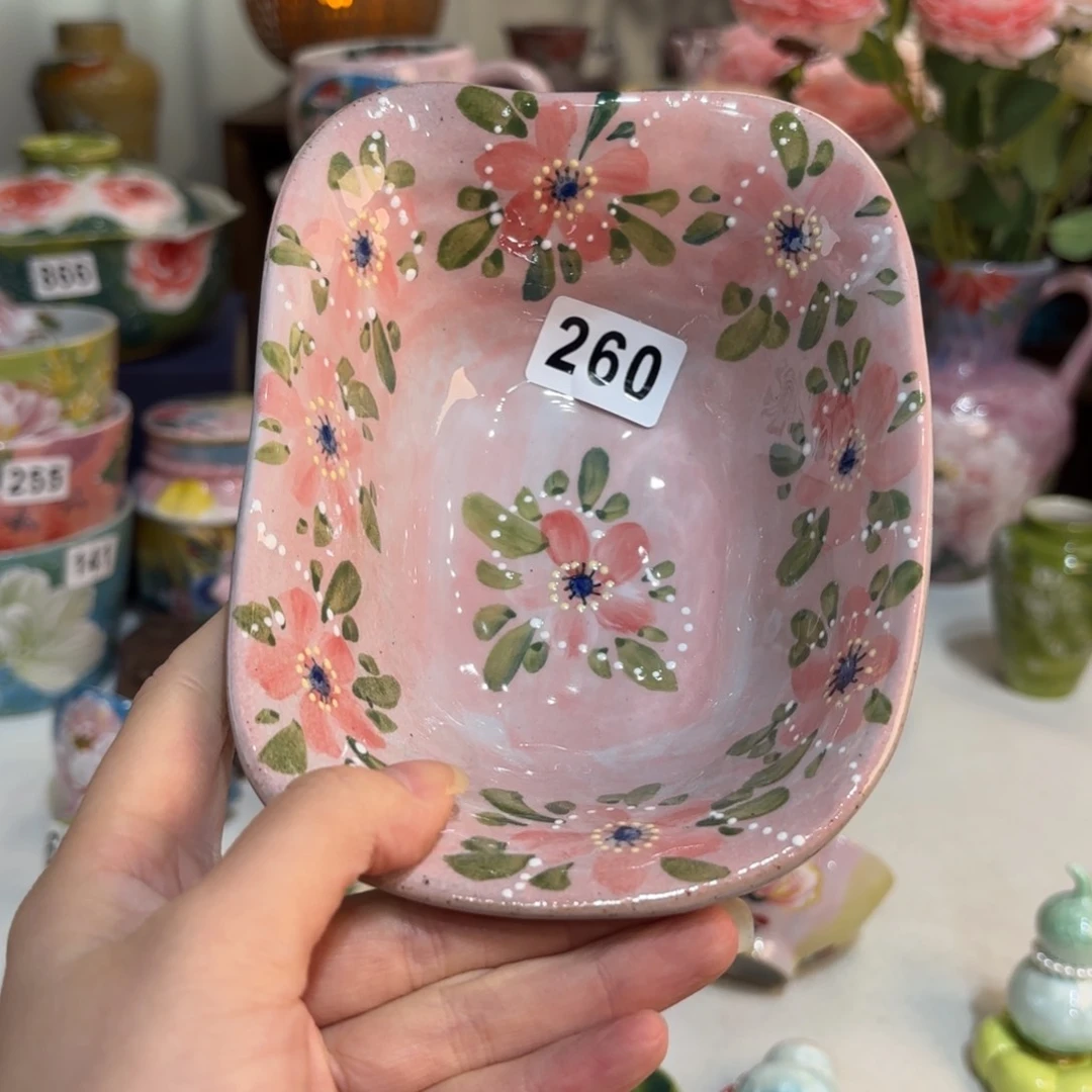 景德镇手绘高温釉下彩陶瓷茶具