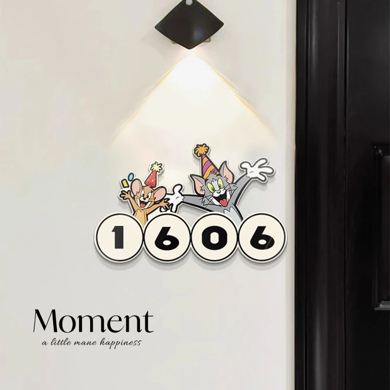 亚克力标识牌门牌挂牌创意号牌2025新款高档大气入户号码牌可定制