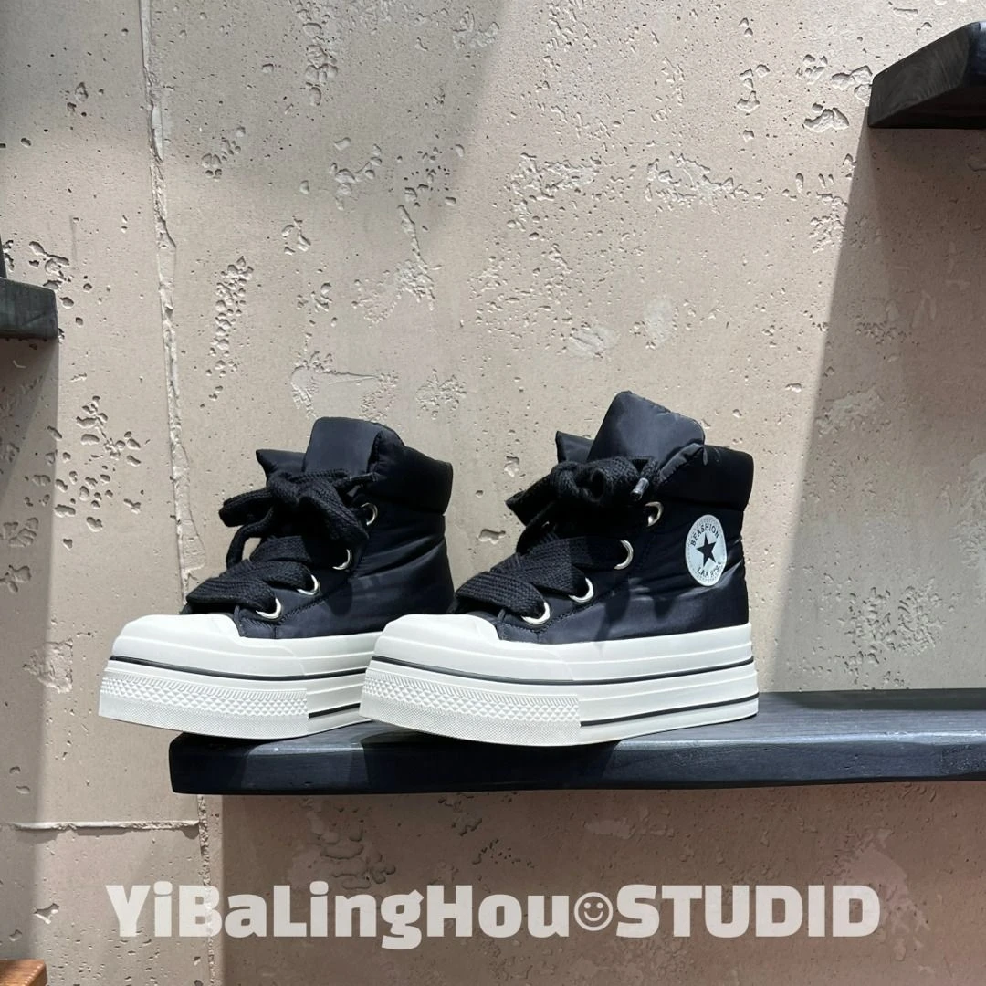 YBLH | 25冬•韩版高帮•羽绒加绒版鞋9195