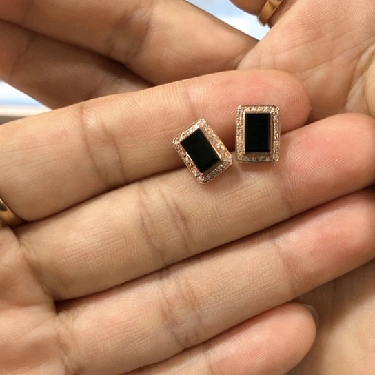 翡翠耳饰18K金镶嵌缅甸天然A货翡翠