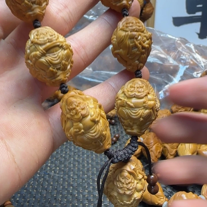 橄榄核手串/手链龙生九子钟馗