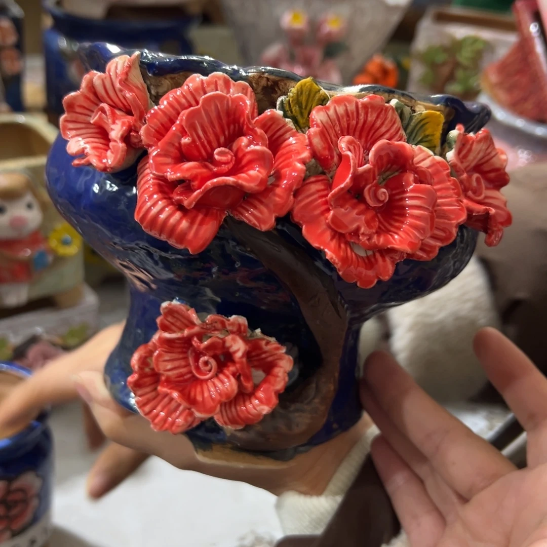 满20米秒退拉黑花盆