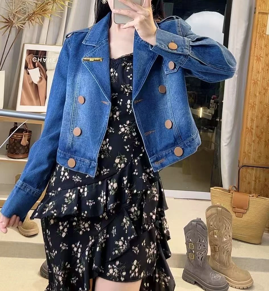 唐乐乐｜25new春夏系列休闲复古港风气质牛仔外套重磅来袭定制版