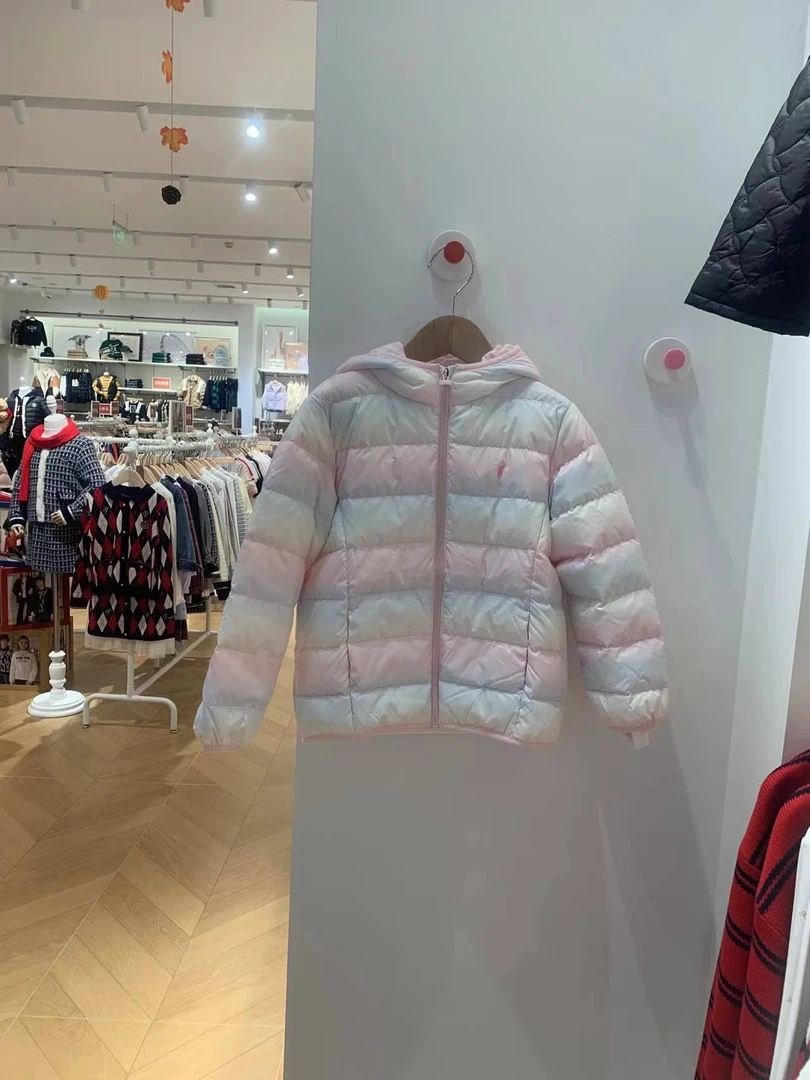 POLOWALK25年新款女童轻羽绒服彩色