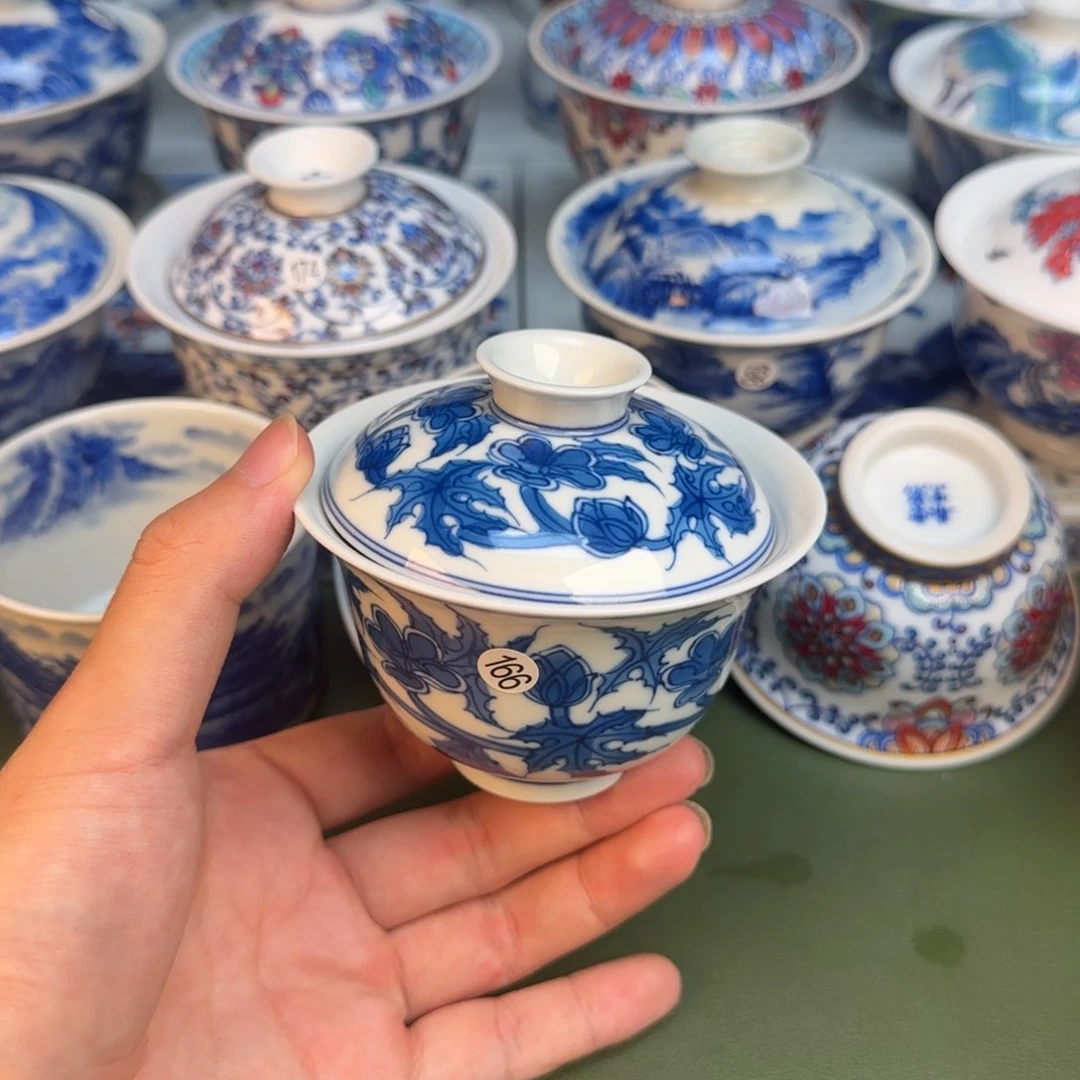 彦祖纯手工手绘茶具166