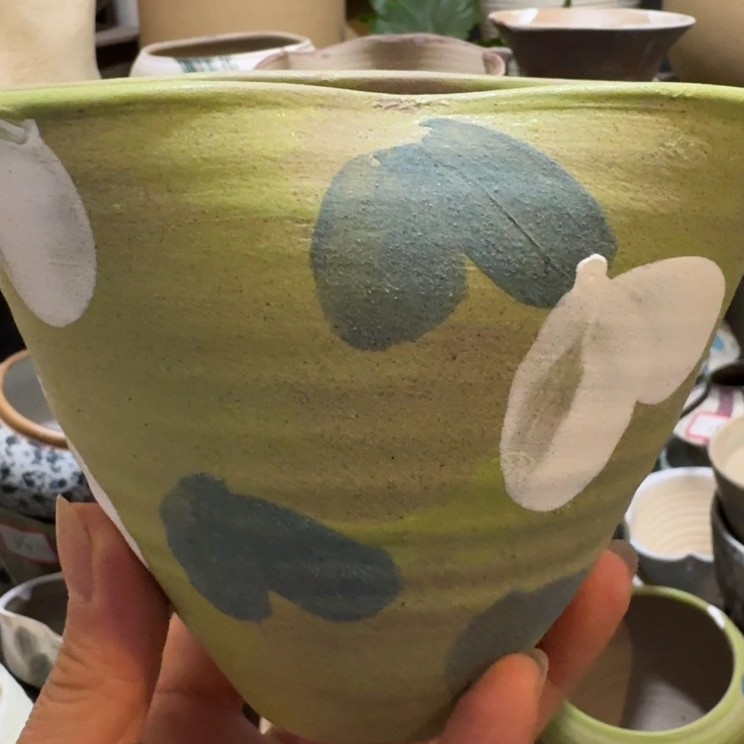 景德镇手工陶瓷花盆