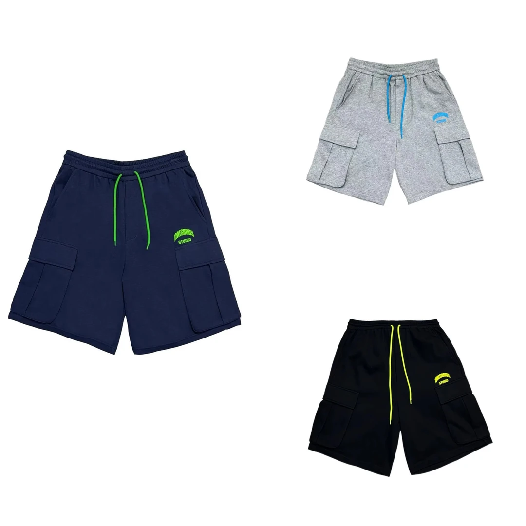 [NW]蓝灰三色大口袋五分潮流洋气夏季薄款儿童工装短裤(夏日炎炎)