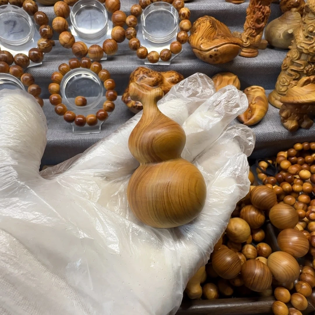 柏木（崖柏）崖柏葫芦冰裂款