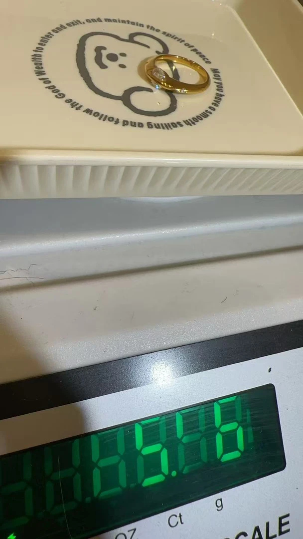 足金精品工艺戒指