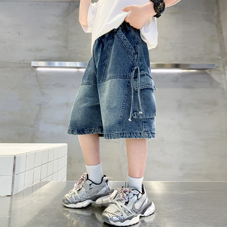 童装男童短裤夏装2025新款男孩牛仔裤子中大童夏季休闲薄款儿童潮