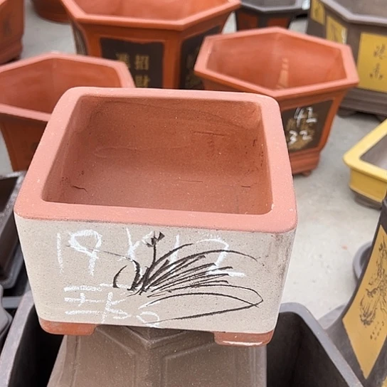 紫砂花盆透气花盆