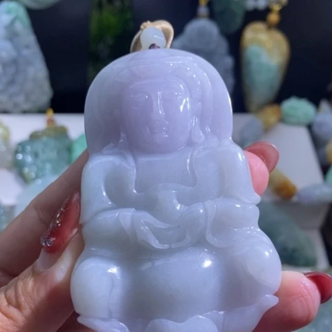 【闪购商品】颈饰未镶嵌翡翠观音