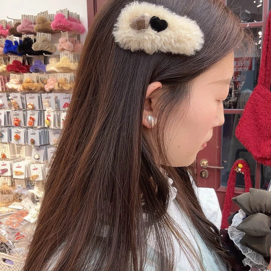 布艺铁合金白色拜拜夹