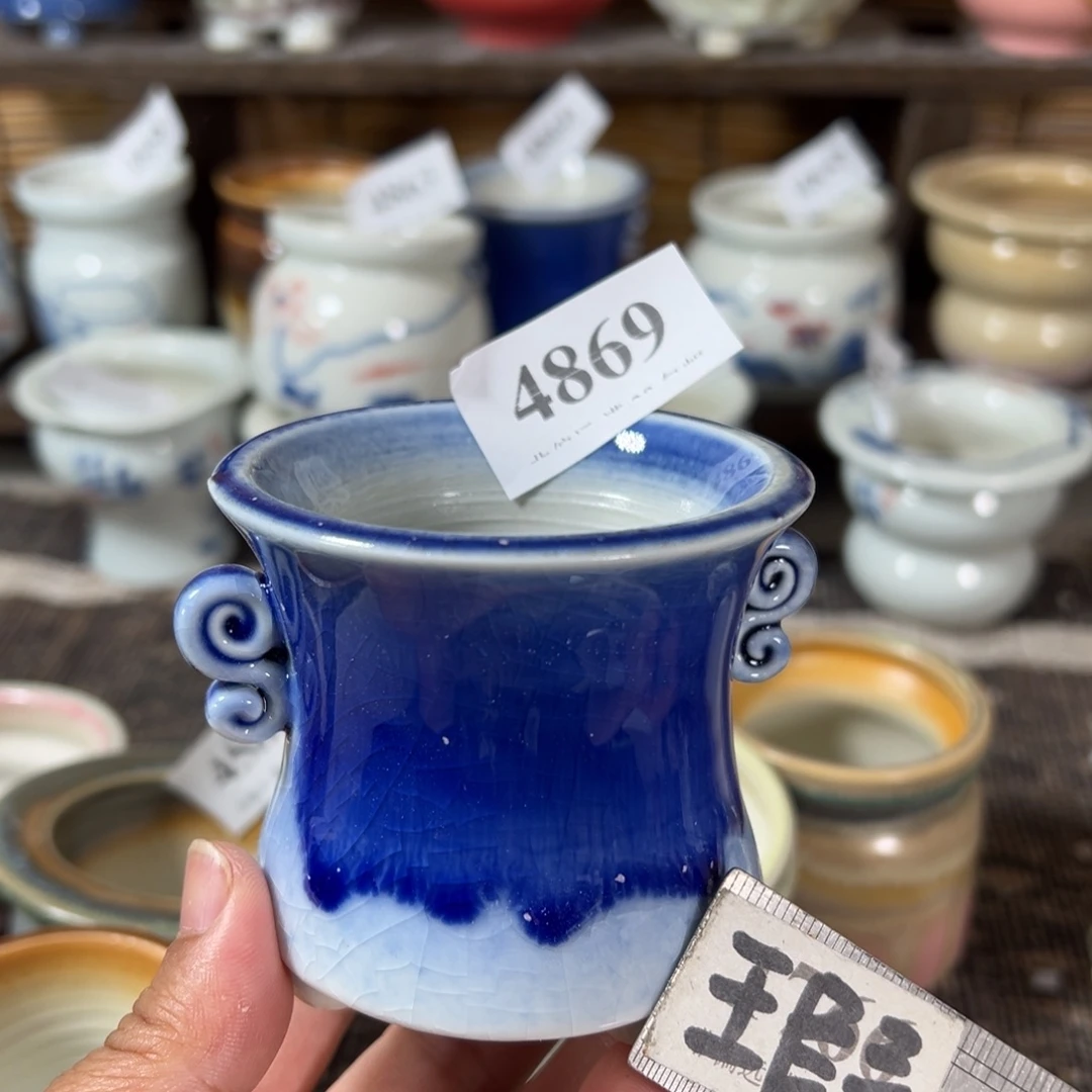 口6 手工花盆满30包邮