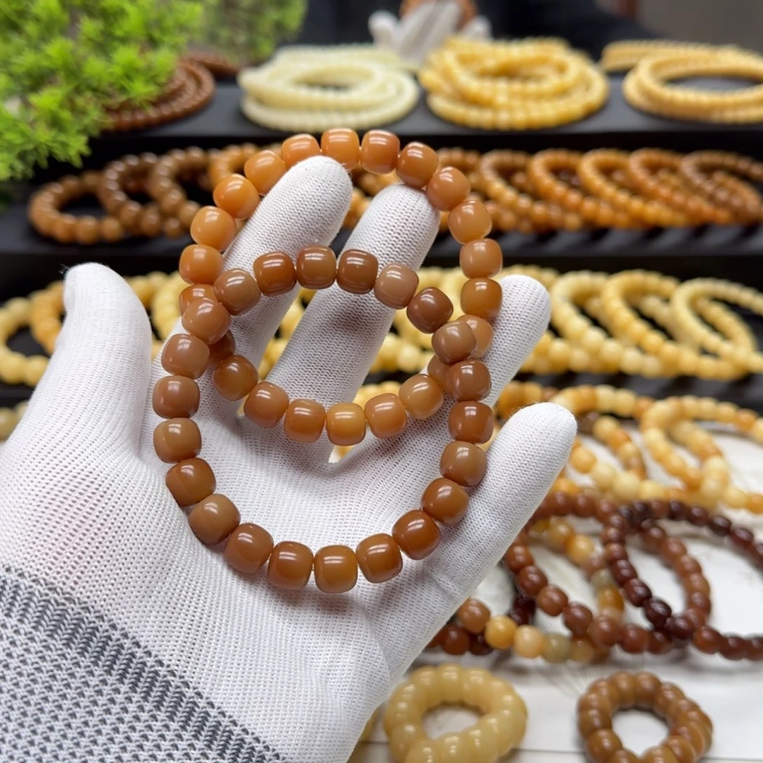 菩提根/象牙果手串10*11微瑕5年