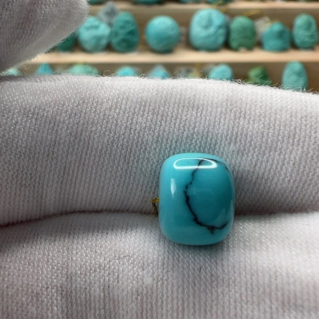 未镶嵌绿松石老型珠9.5mm