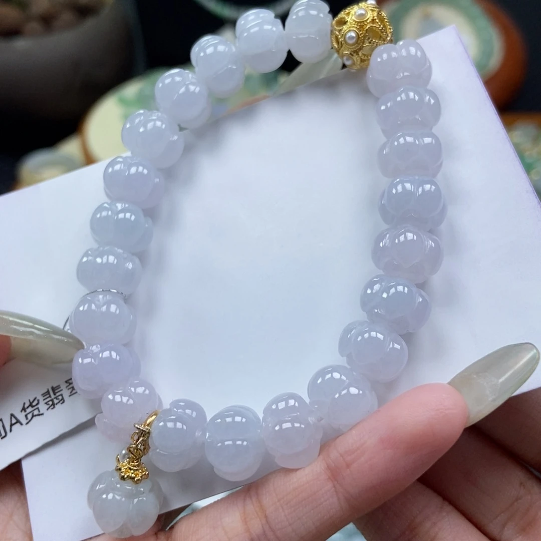 未镶嵌挂件翡翠珠链