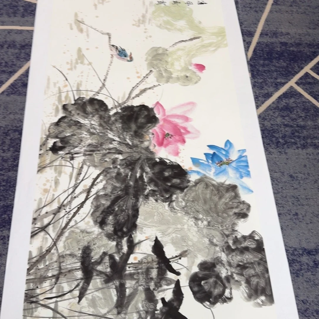 国画国画作品山水花鸟