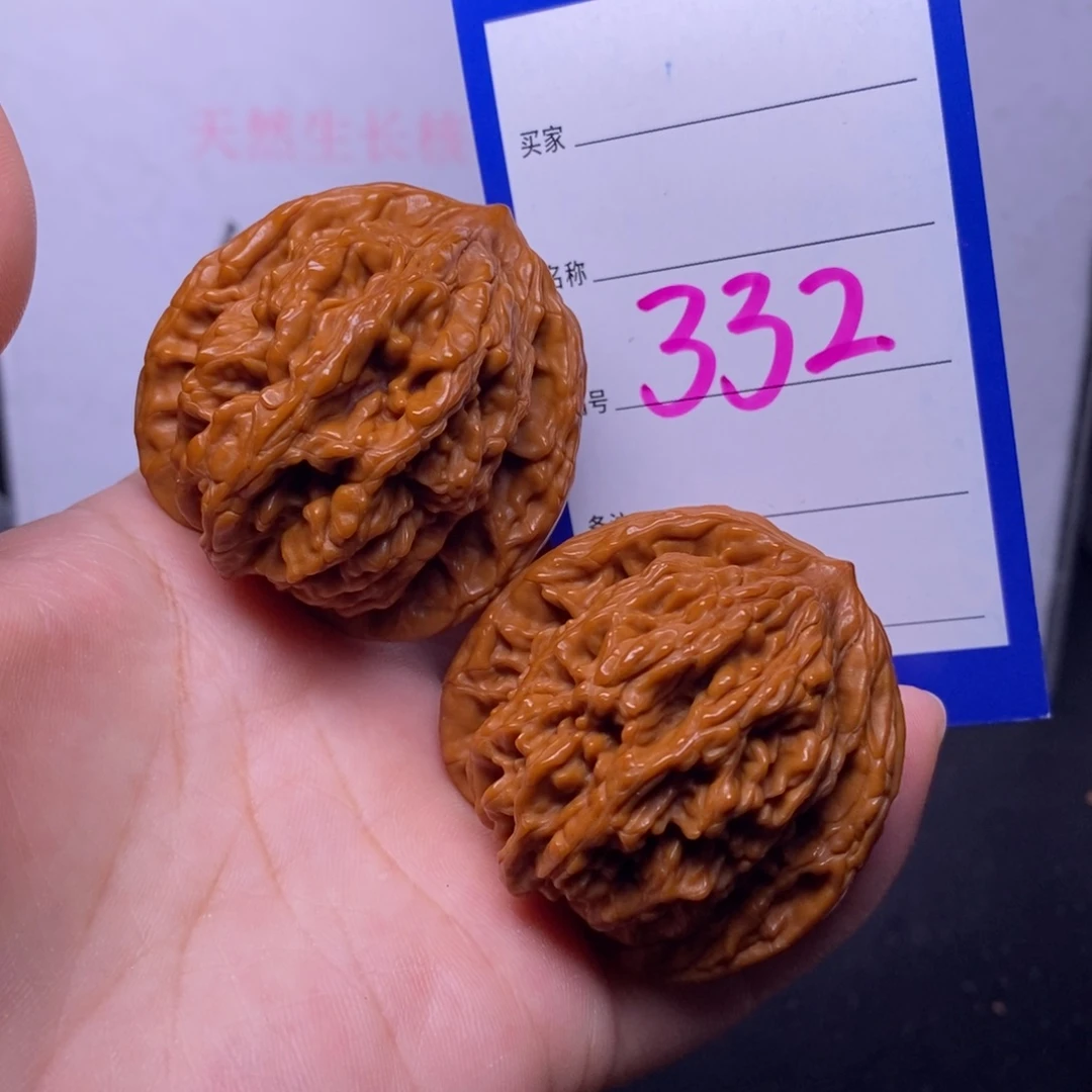 文玩核桃把件332/43.5虎头
