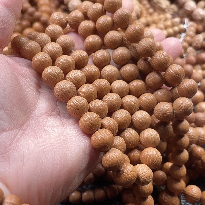 草珠菩提手串1.1同尺磨盘风羽