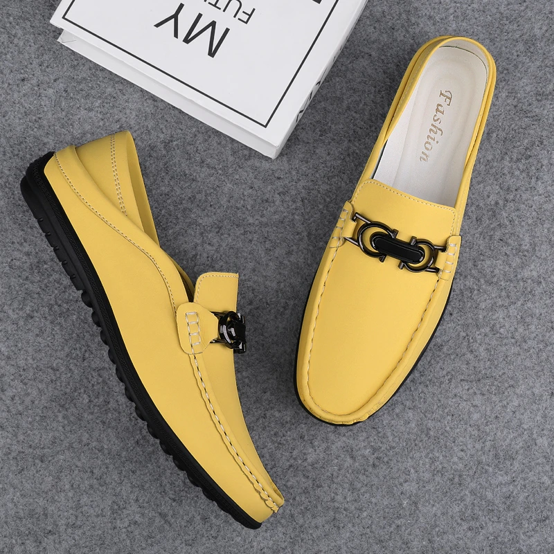 豆豆鞋男款夏季英伦风软底软皮男士驾车鞋子简约百搭潮流休闲皮鞋