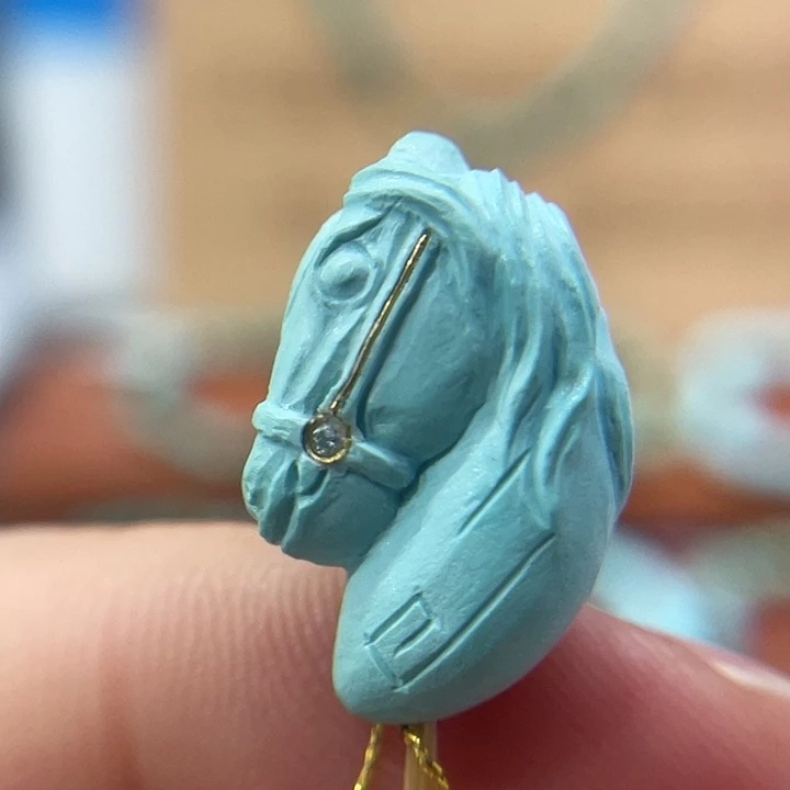 绿松石未镶嵌珠宝奇石